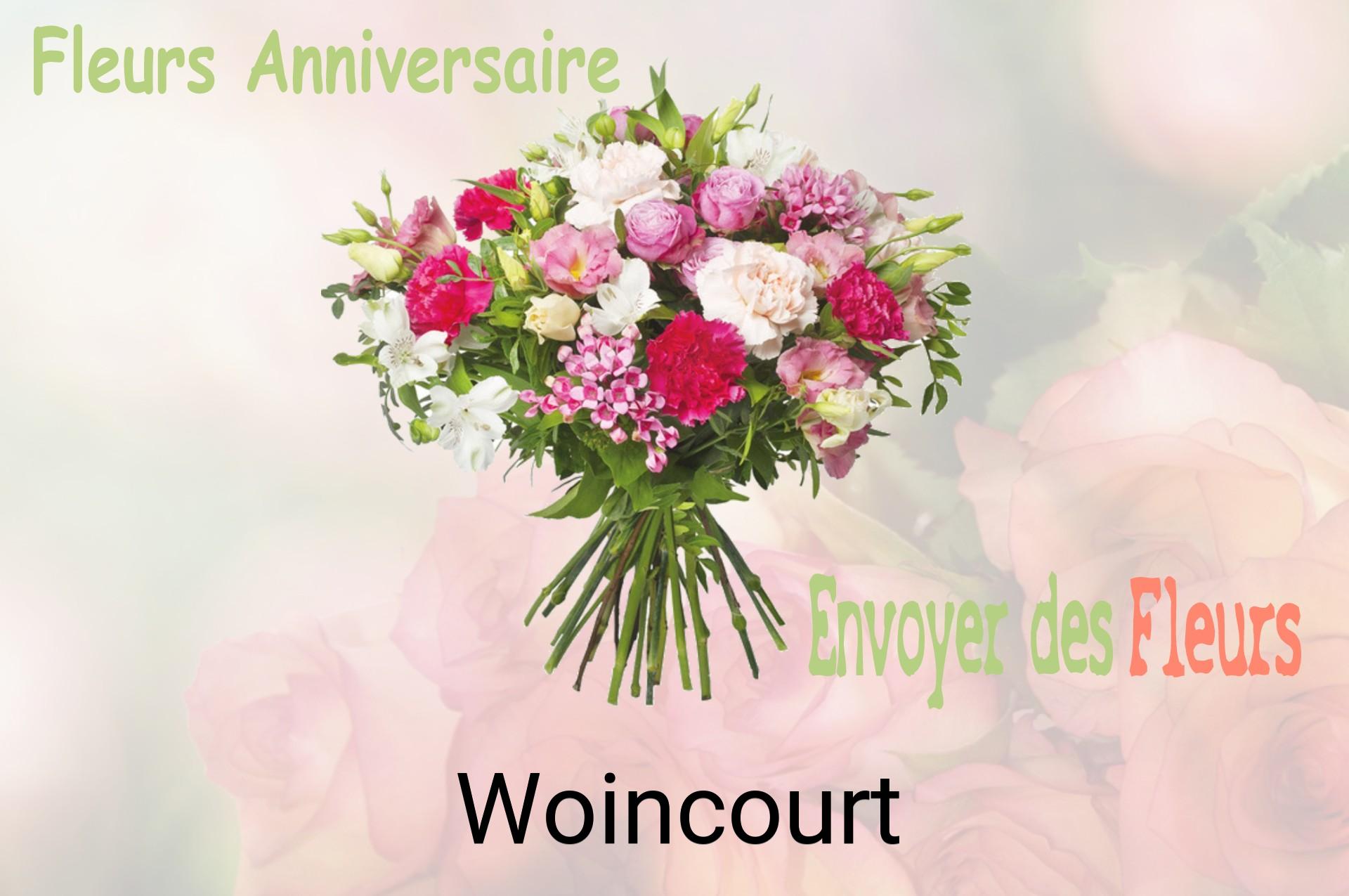 Bouquet de fleurs d’anniversaire livré à Woincourt